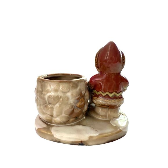 Yankee Candle Christmas Tea Light Holder VINTAGE Eskimo Penguin Ronnie Walter - Picture 3 of 8